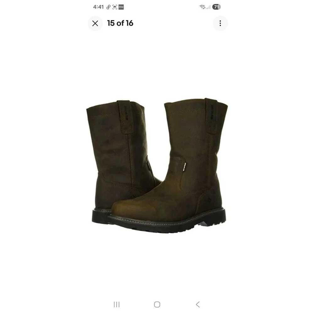 WOLVERINE Men's Floorhand Welly  Waterproof Steel Toe‎ Boots Size 11